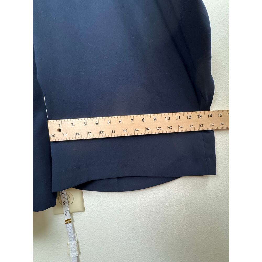 Roucha Navy Wide Leg Crepe Jumpsuit 3 L XL - Picture 15 of 16